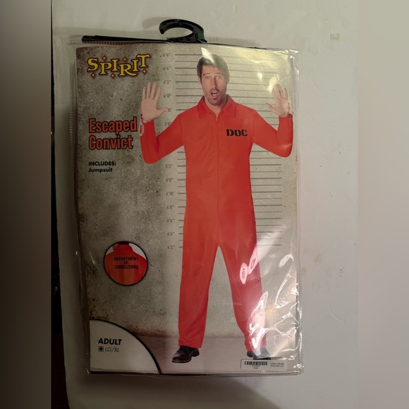 Escaped convict Halloween custom adult - Picture 3 of 3